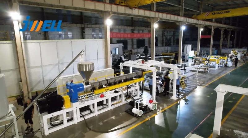 PMMA sheet extrusion line PMMA sheet extrusion line